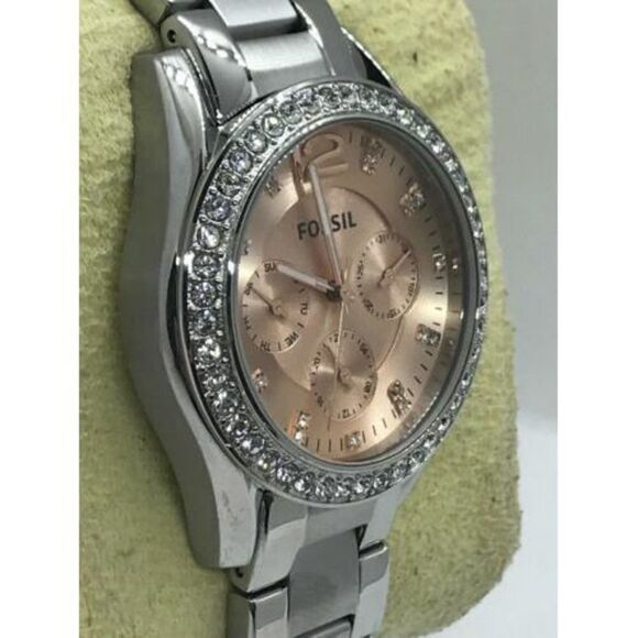Fossil ES3725 Women's Watch Multi Function Analog Stainless Steel 38mm Case D147 - Picture 3 of 7